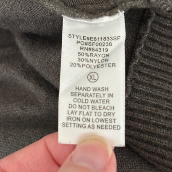 Evolution by Cyrus Tulip Back Cardigan - Olive, XL - Picture 11 of 11